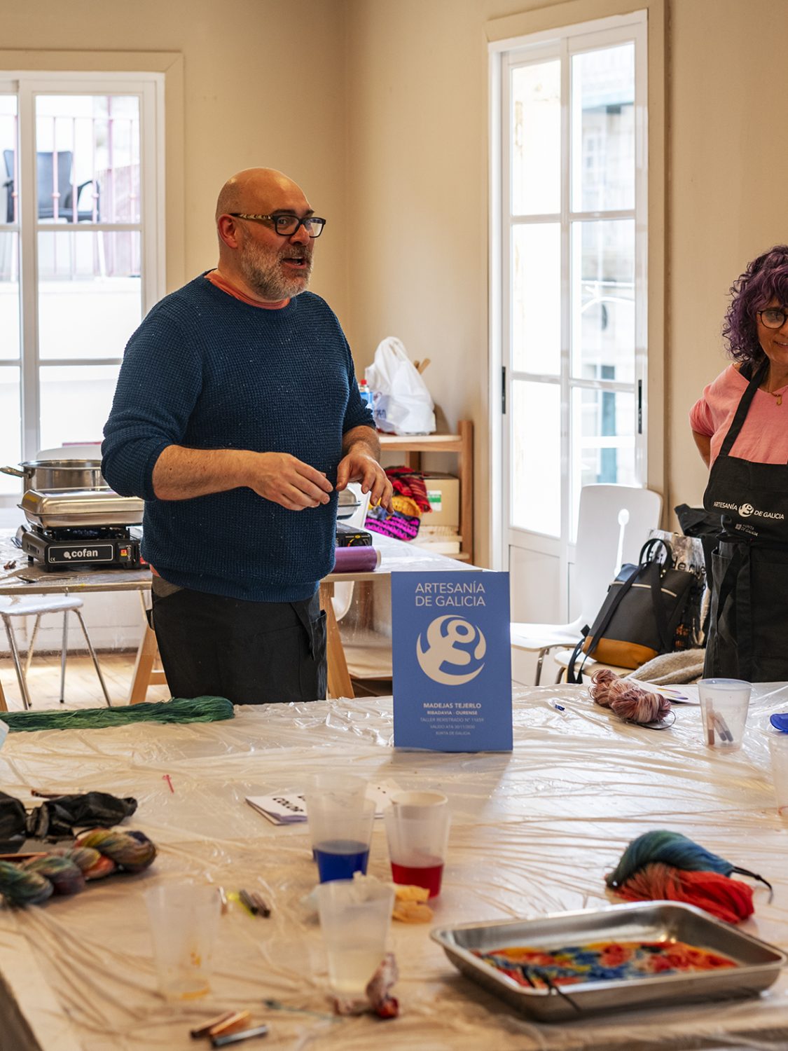 Co gallo da LXIII feira do viño do Ribeiro (Ribadavia), Artesanía de Galicia organiza unha feira de artesanía e talleres na vila de Ribdavia (Ourense).